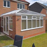 edwardian with brick pillars