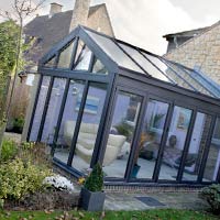 GREY GABLE END CONSERVATORY