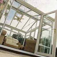 CREAM GABLE END CONSERVATORY